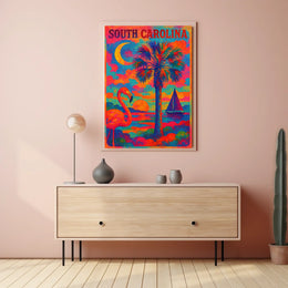 Vibrant South Carolina Poster