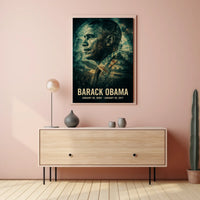 Barack Obama 44th President of the United States Double Exposure Poster