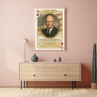 Dwight D Eisenhower 34th President Portrait Poster