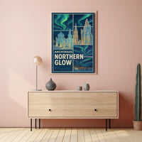 Anchorage Northern Glow Poster