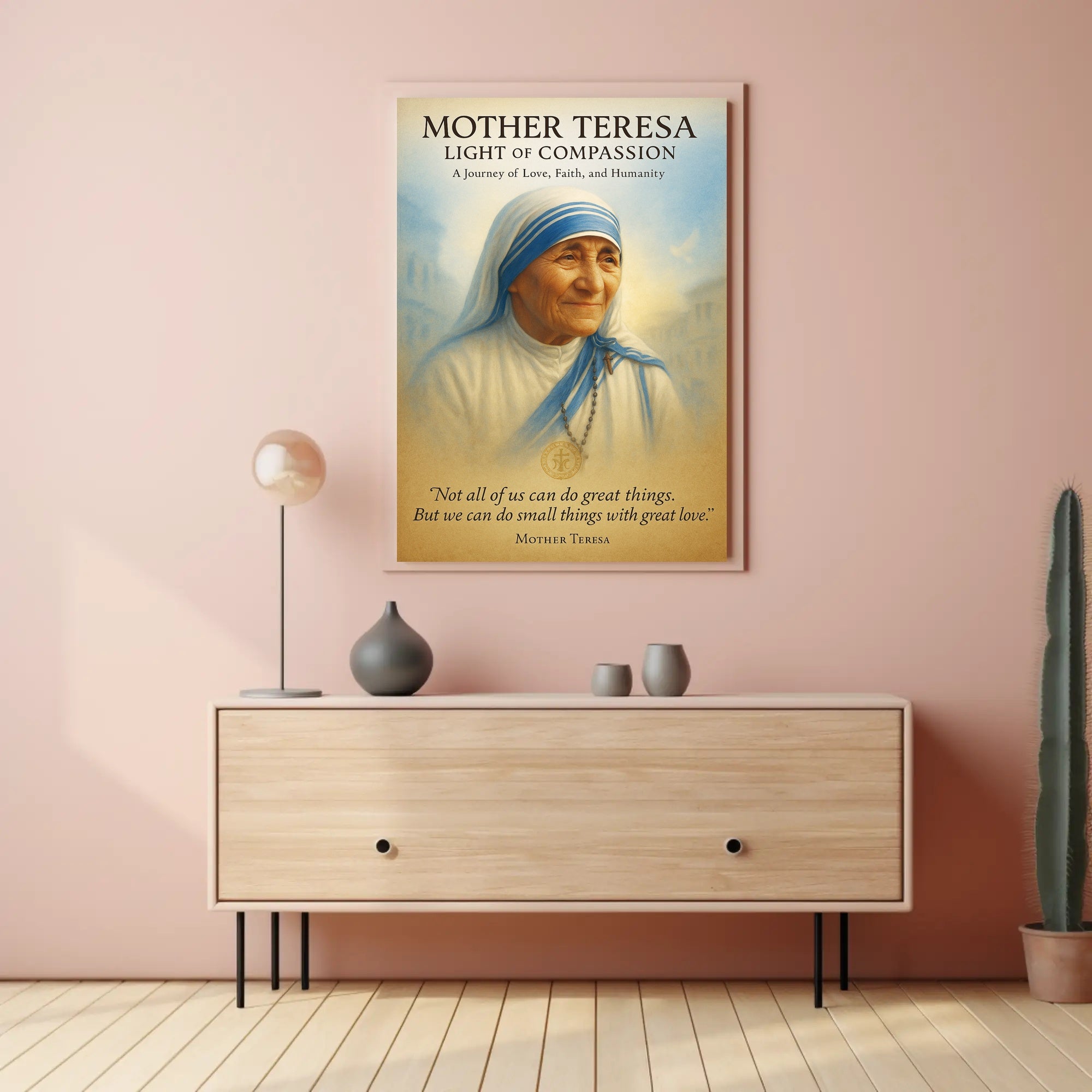 Mother Teresa Light of Compassion Poster