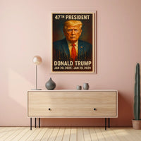 Donald Trump Radiant Resilience Pop Art Patriotism Inspiration Collectors Poster