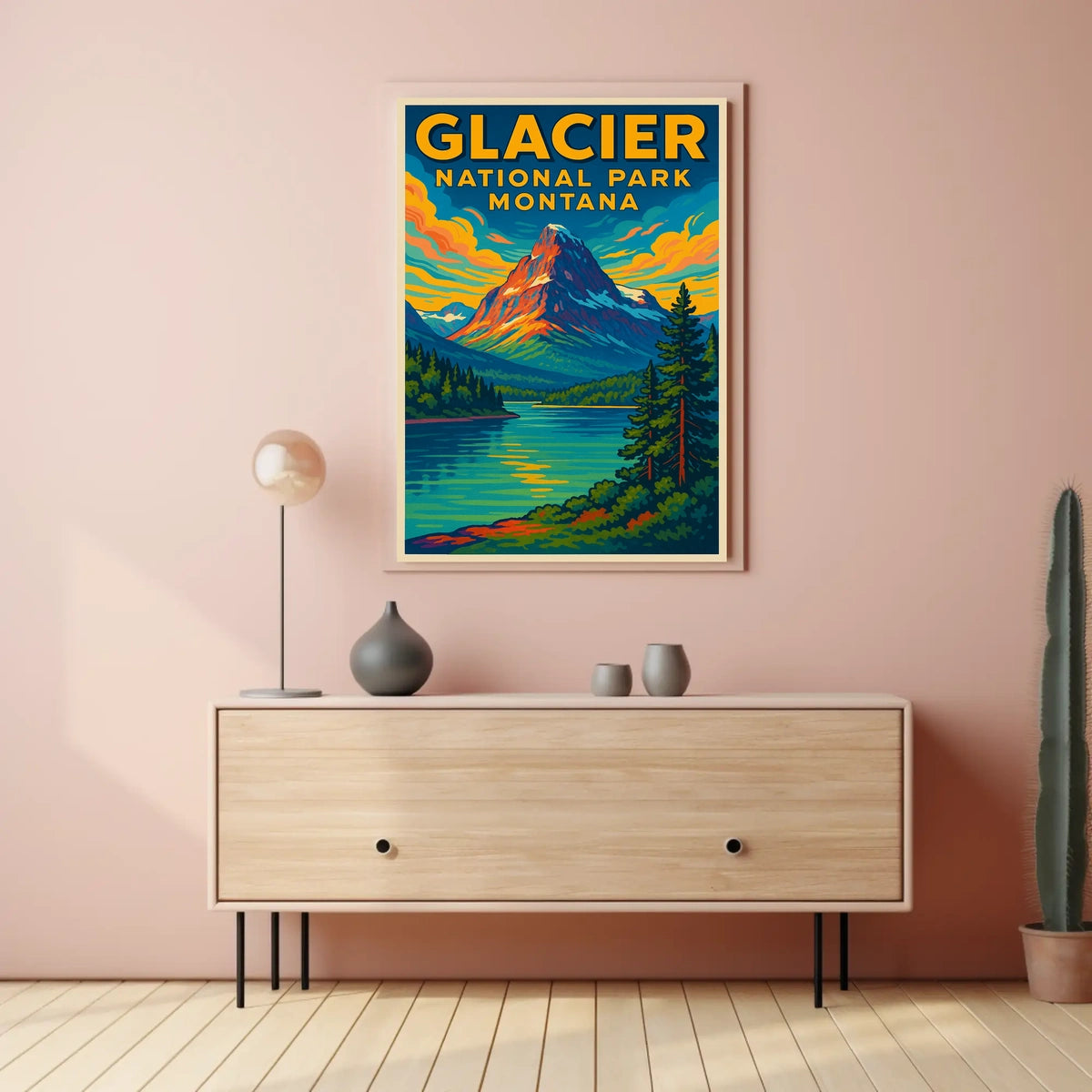 Glacier National Park Poster