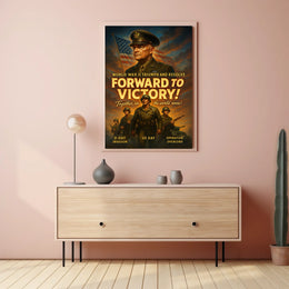 Forward To Victory World War Ii Poster