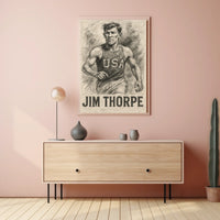 Jim Thorpe Athletic Legend Poster