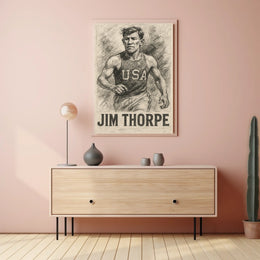 Jim Thorpe Athletic Legend Poster