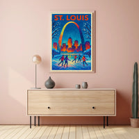 St. Louis Winter Wonderland Poster