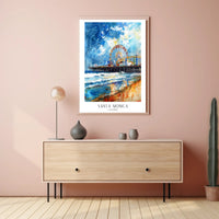Santa Monica Pier Poster PosterGoat