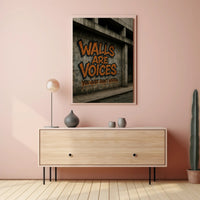 Urban Graffiti Art with Bold Message Poster