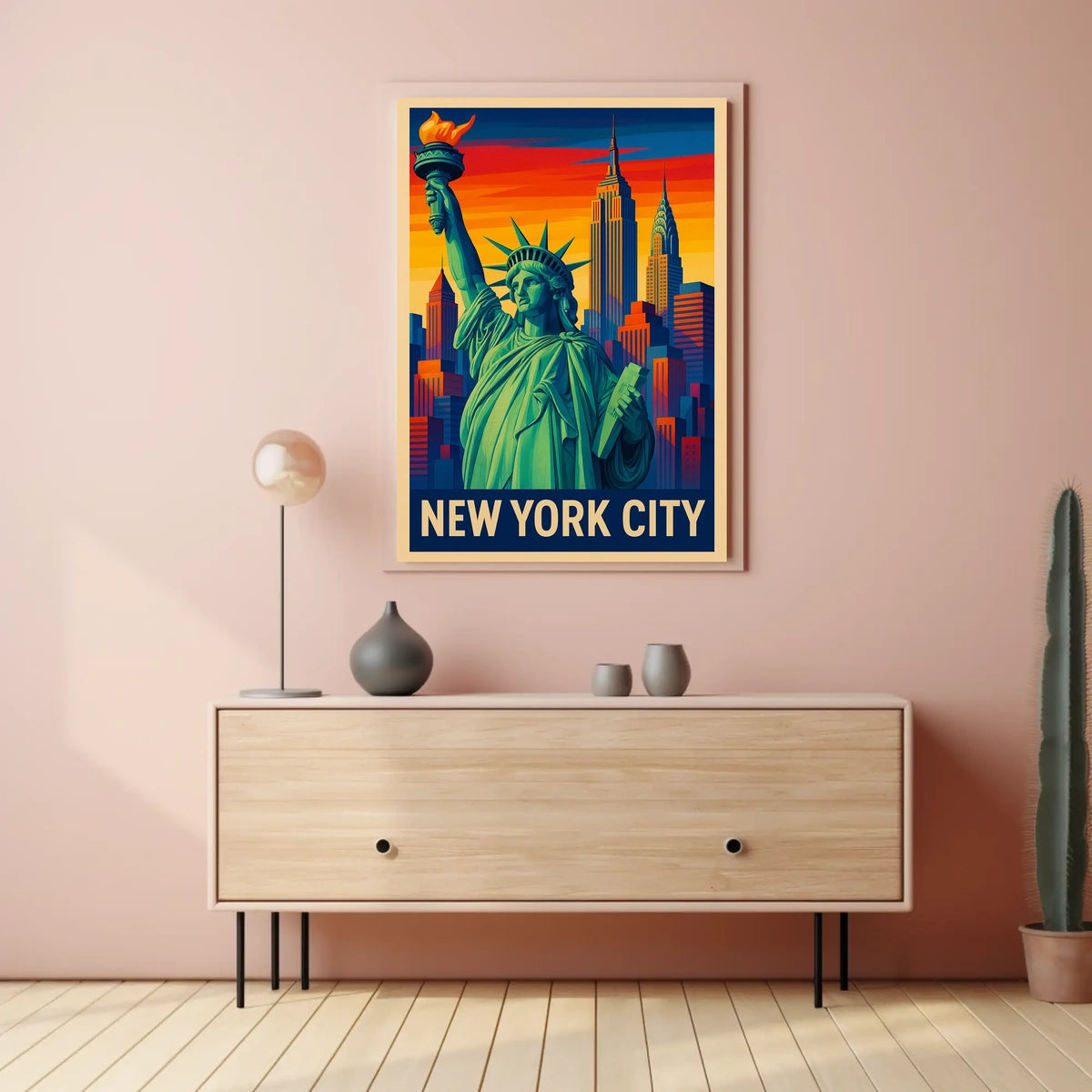 New York City Skyline Poster
