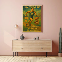 Jim Thorpe Legendary Athlete Tribute Jim Thorpe Poster