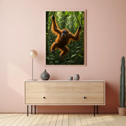 Orangutan in the Wild Poster