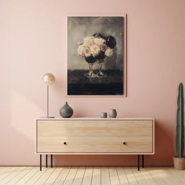 Elegant Floral Still Life Poster
