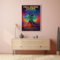 Frill-Necked Lizard Master of Disguise Poster
