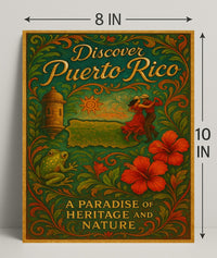 Discover Puerto Rico Vintage Poster Art PosterGoat