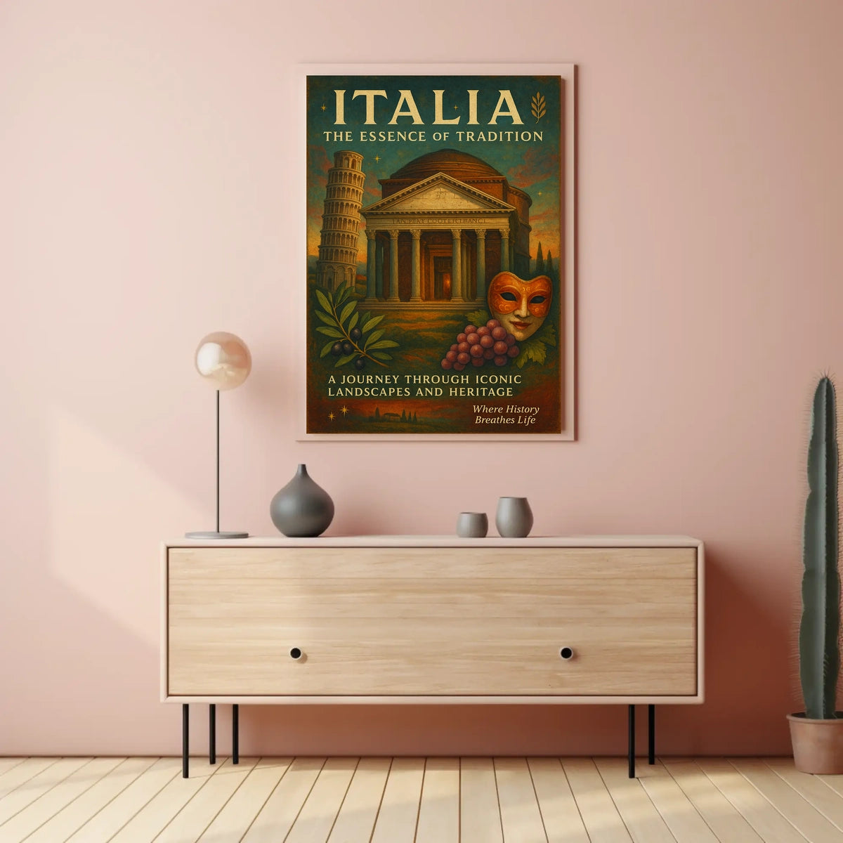 Italia The Essence Of Tradition Poster