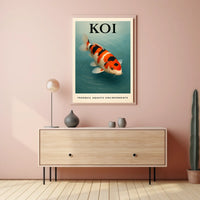Koi Tranquil Aquatic Environments Poster