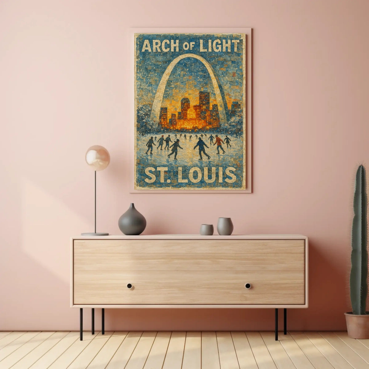Arch Of Light St. Louis Poster