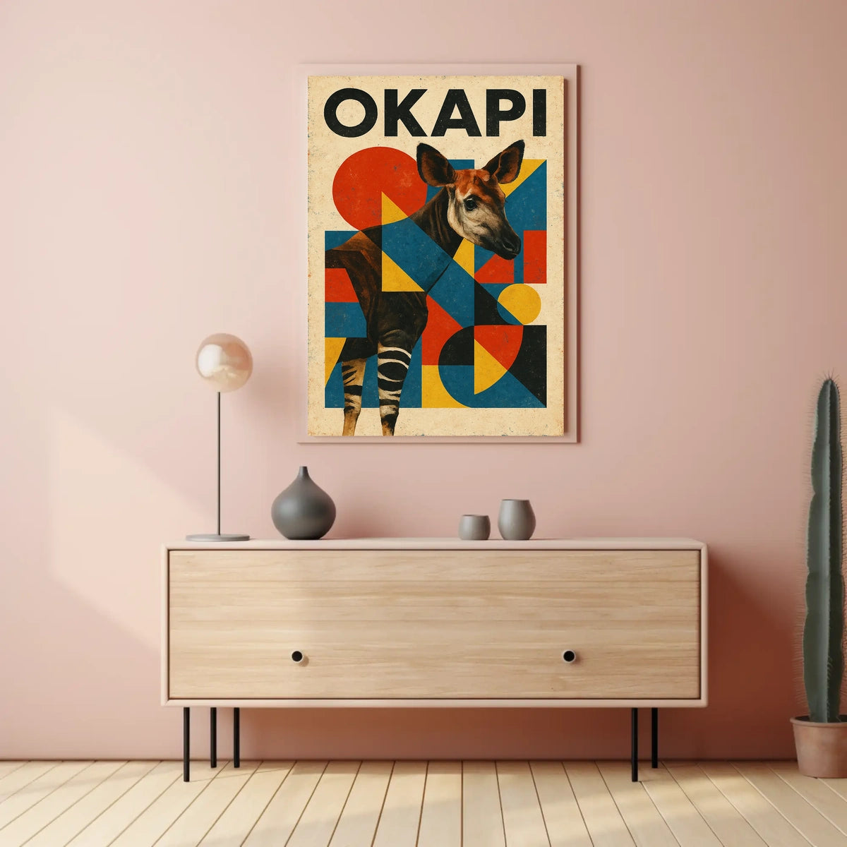 Okapi Art Poster