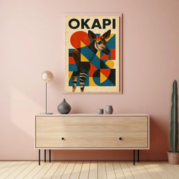 Okapi Art Poster