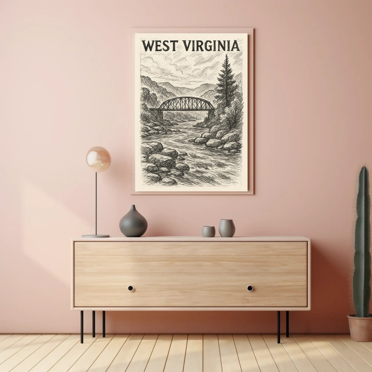 West Virginia Landscape Poster