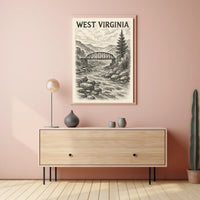 West Virginia Landscape Poster