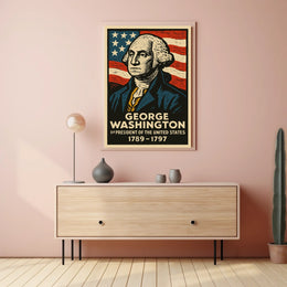 George Washington 1st President Poster