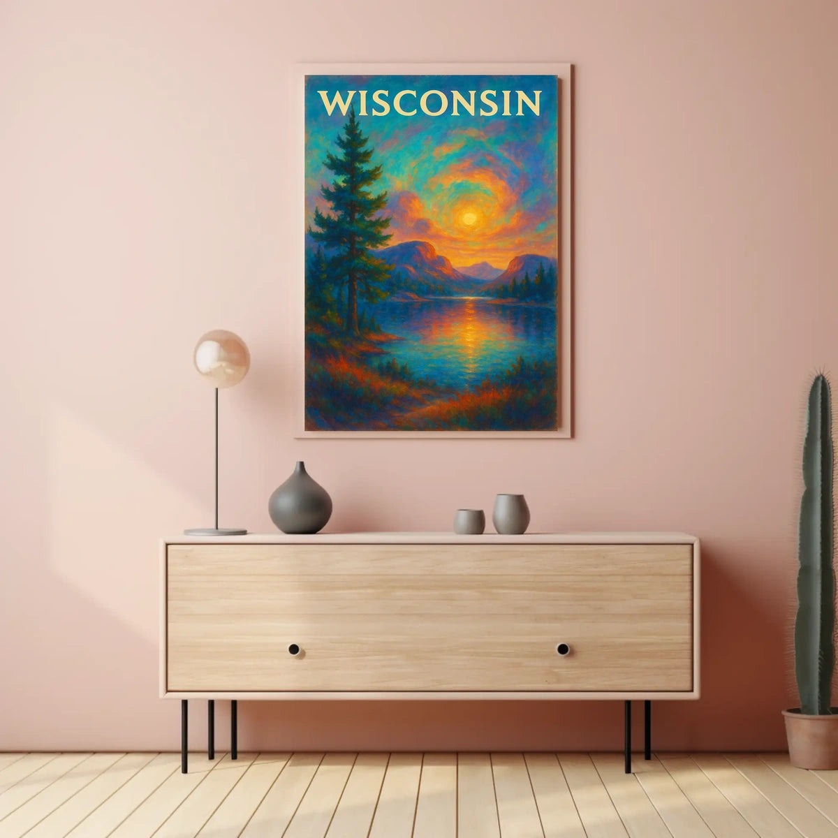 Wisconsin Sunset Poster