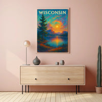 Wisconsin Sunset Poster