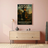 Saugus Iron Works Poster