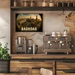 Baghdad Cityscape Poster