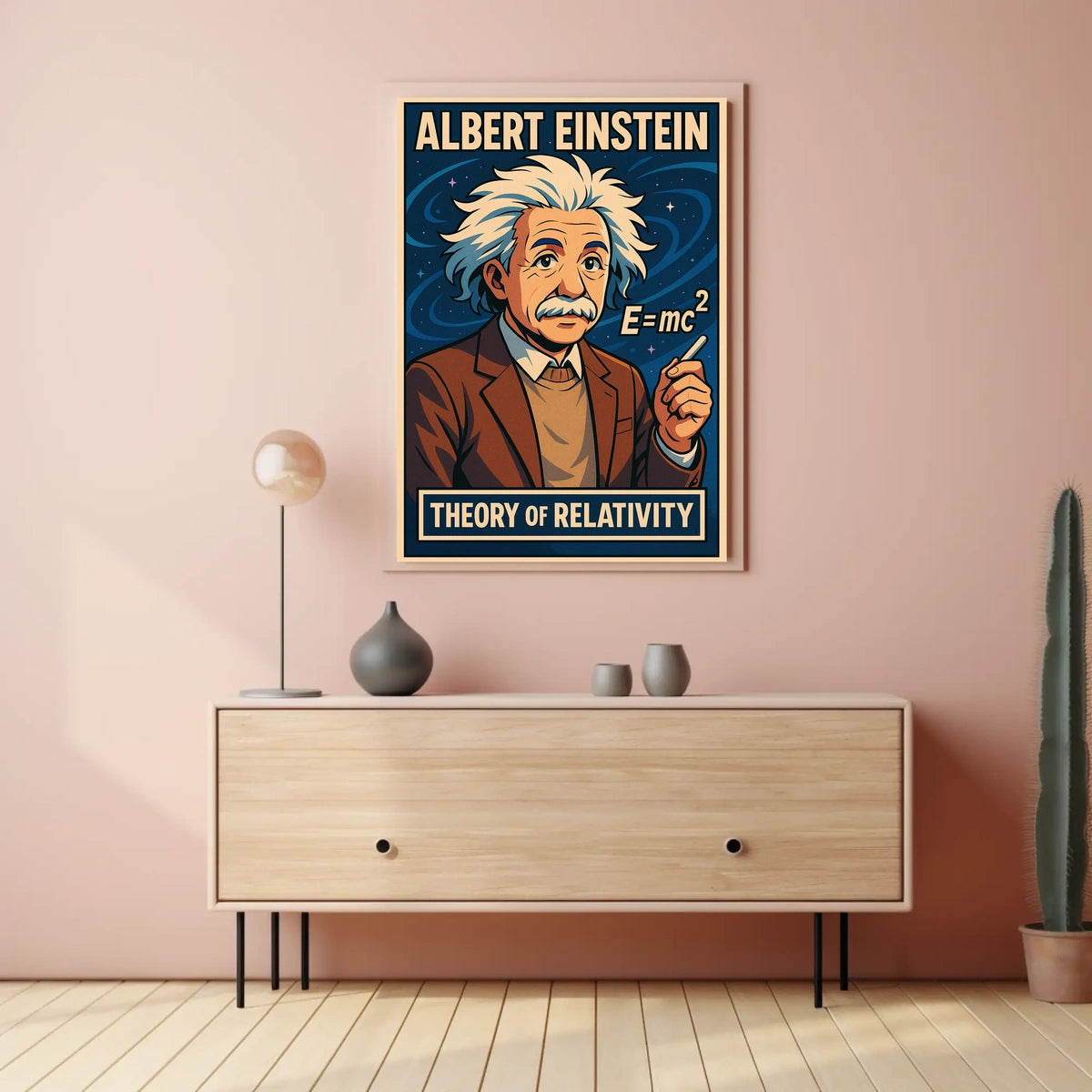 Albert Einstein Theory Of Relativity Poster