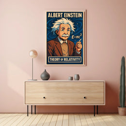 Albert Einstein Theory Of Relativity Poster