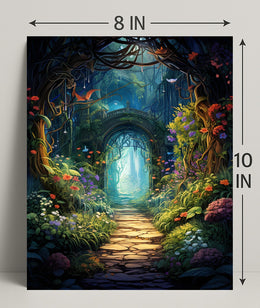 Enchanted Garden Pathway Poster