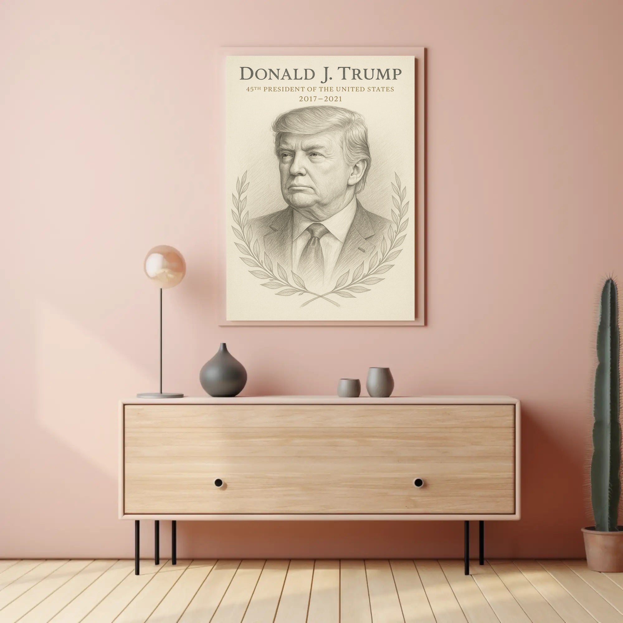 Donald J. Trump 45th President Poster PosterGoat