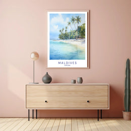 Tropical Beach Paradise Poster PosterGoat