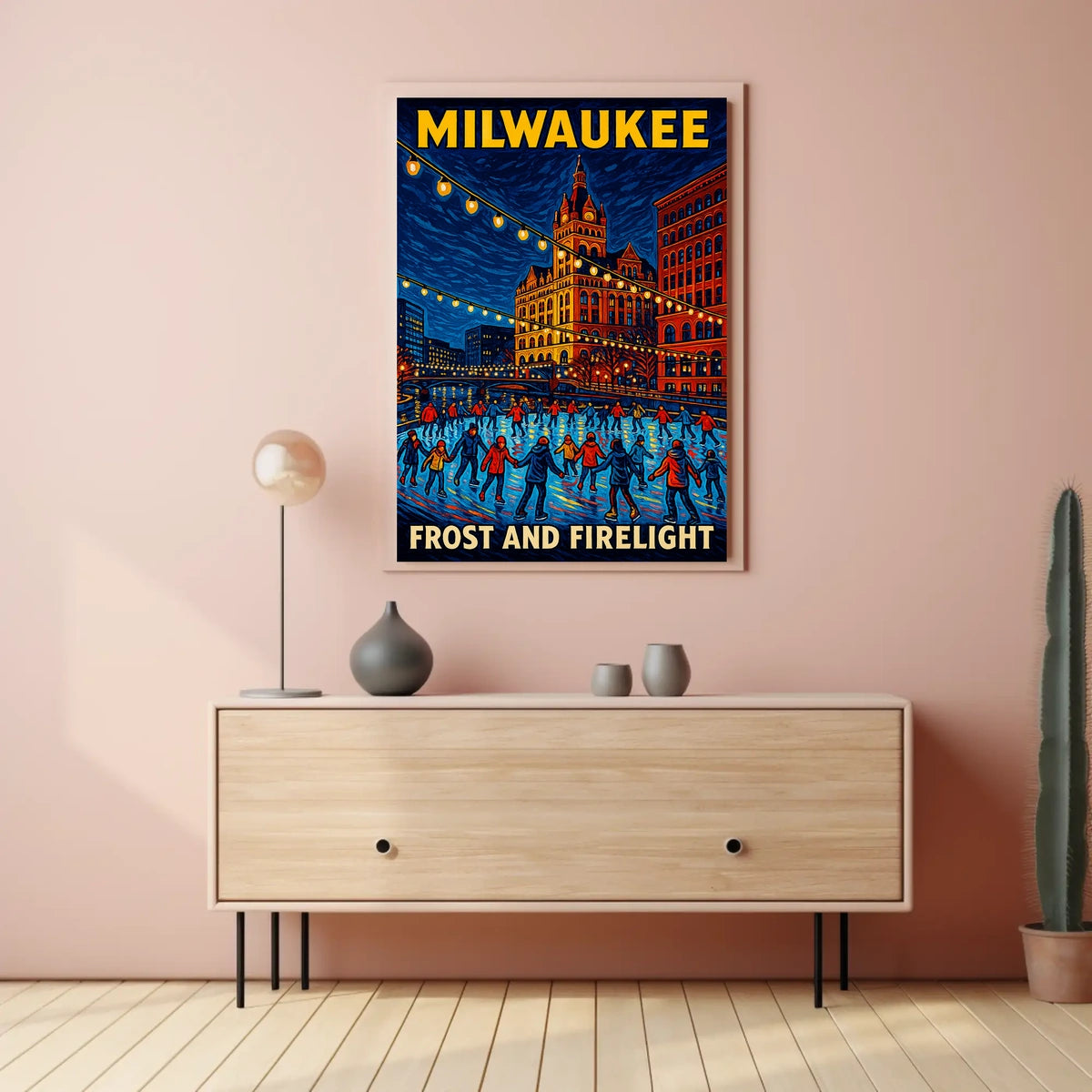 Milwaukee Frost And Firelight Poster