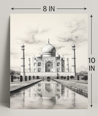The Majestic Taj Mahal Poster