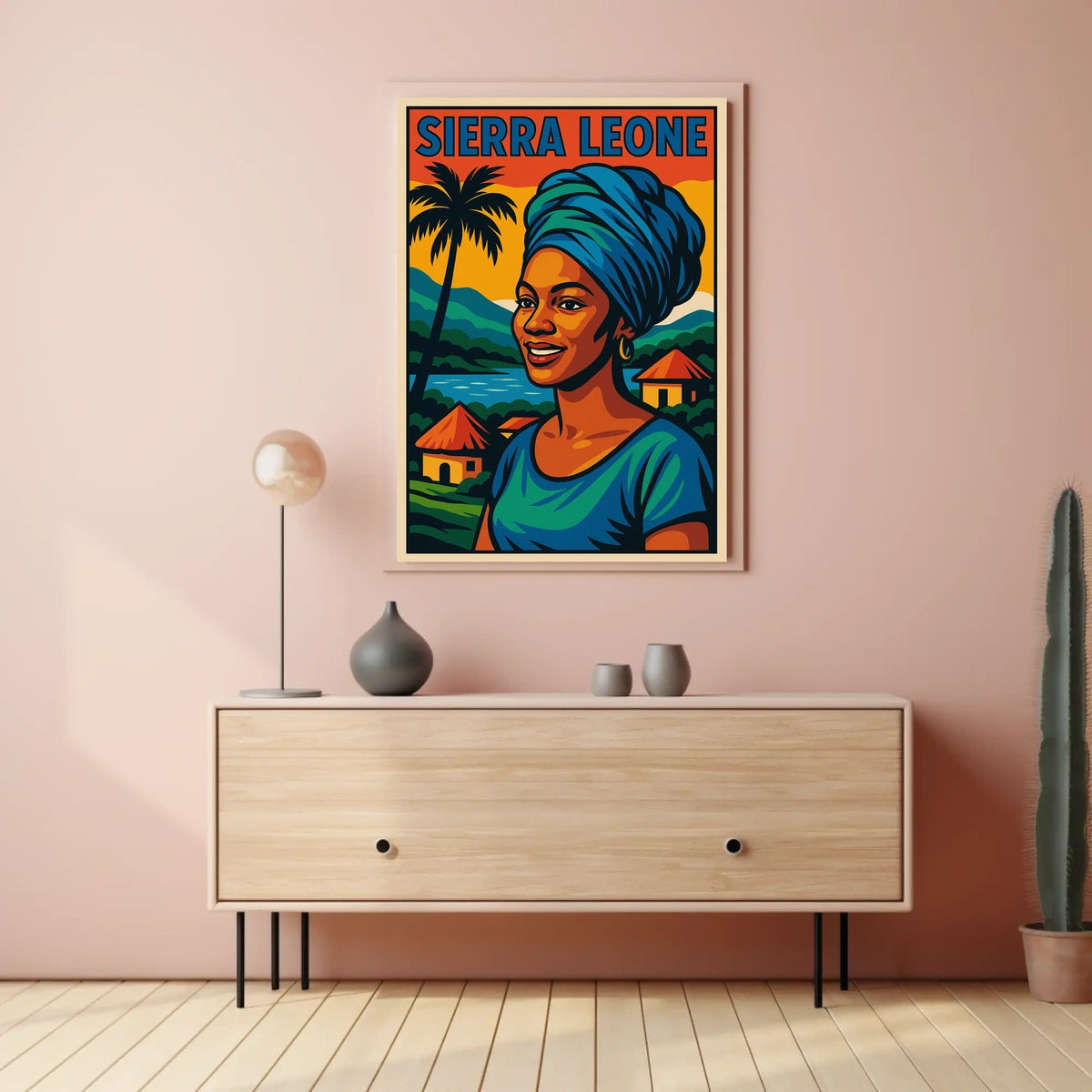Sierra Leone Vibrant Heritage Poster