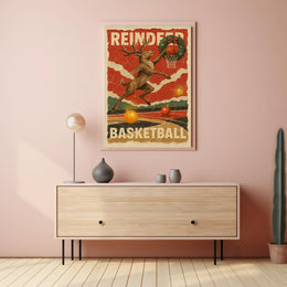 Reindeer Basketball Extravaganza Poster