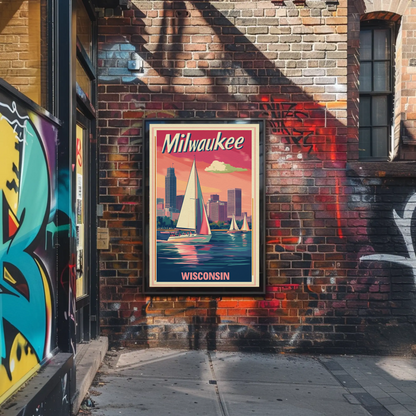 Milwaukee Vintage Poster