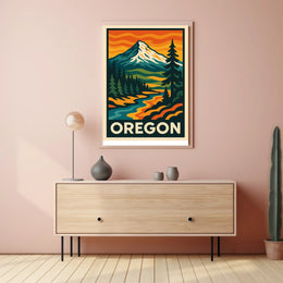 Oregon Landscape Poster