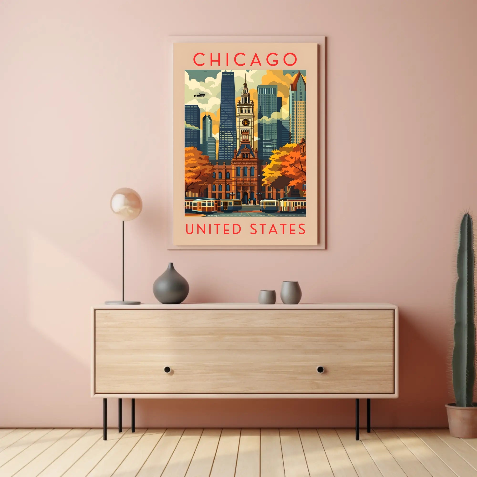 Chicago Cityscape Poster