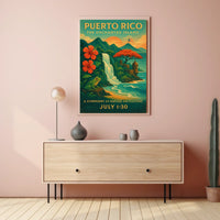 Puerto Rico The Enchanted Island Poster