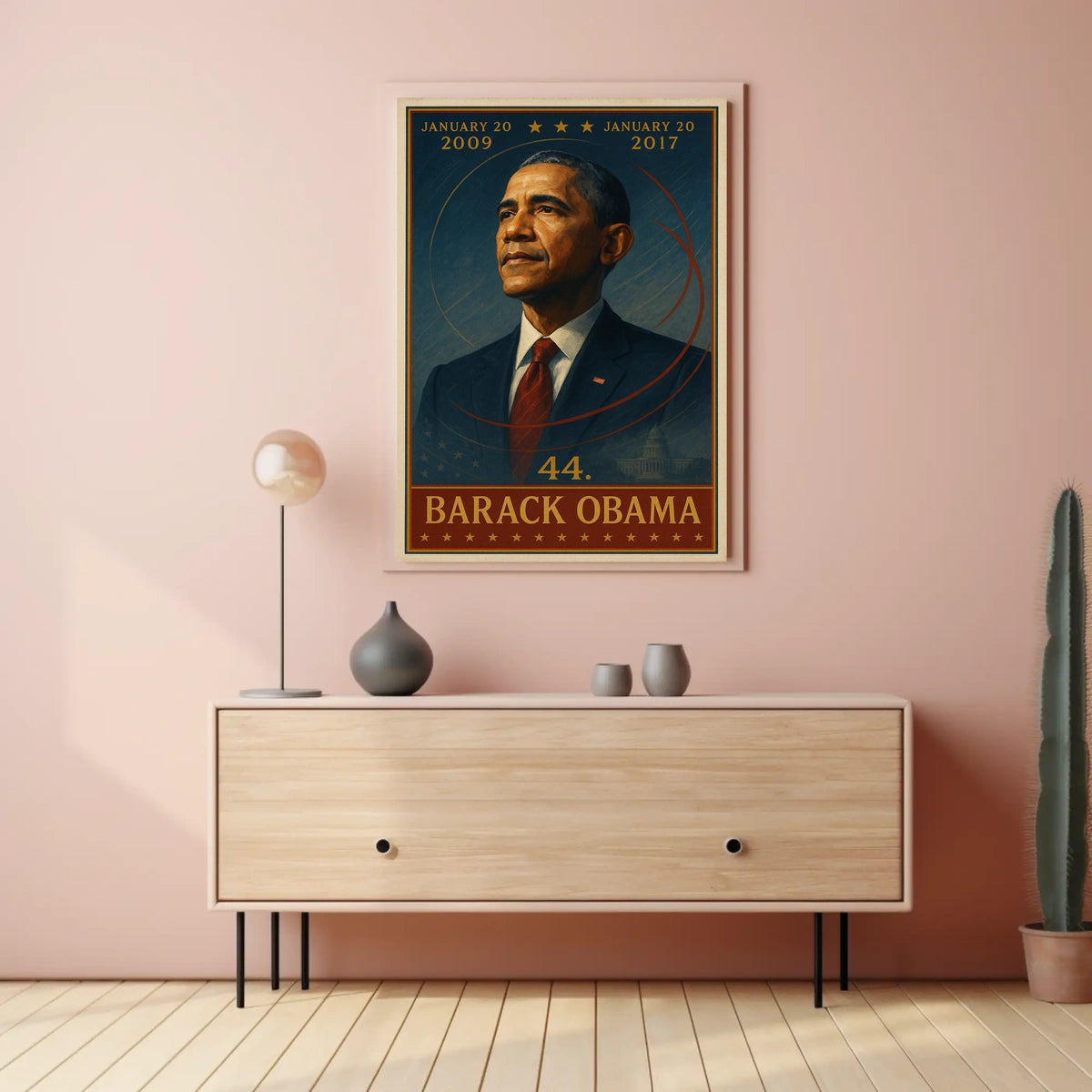 Barack Obama Presidential Era Historical or Presidential Poster