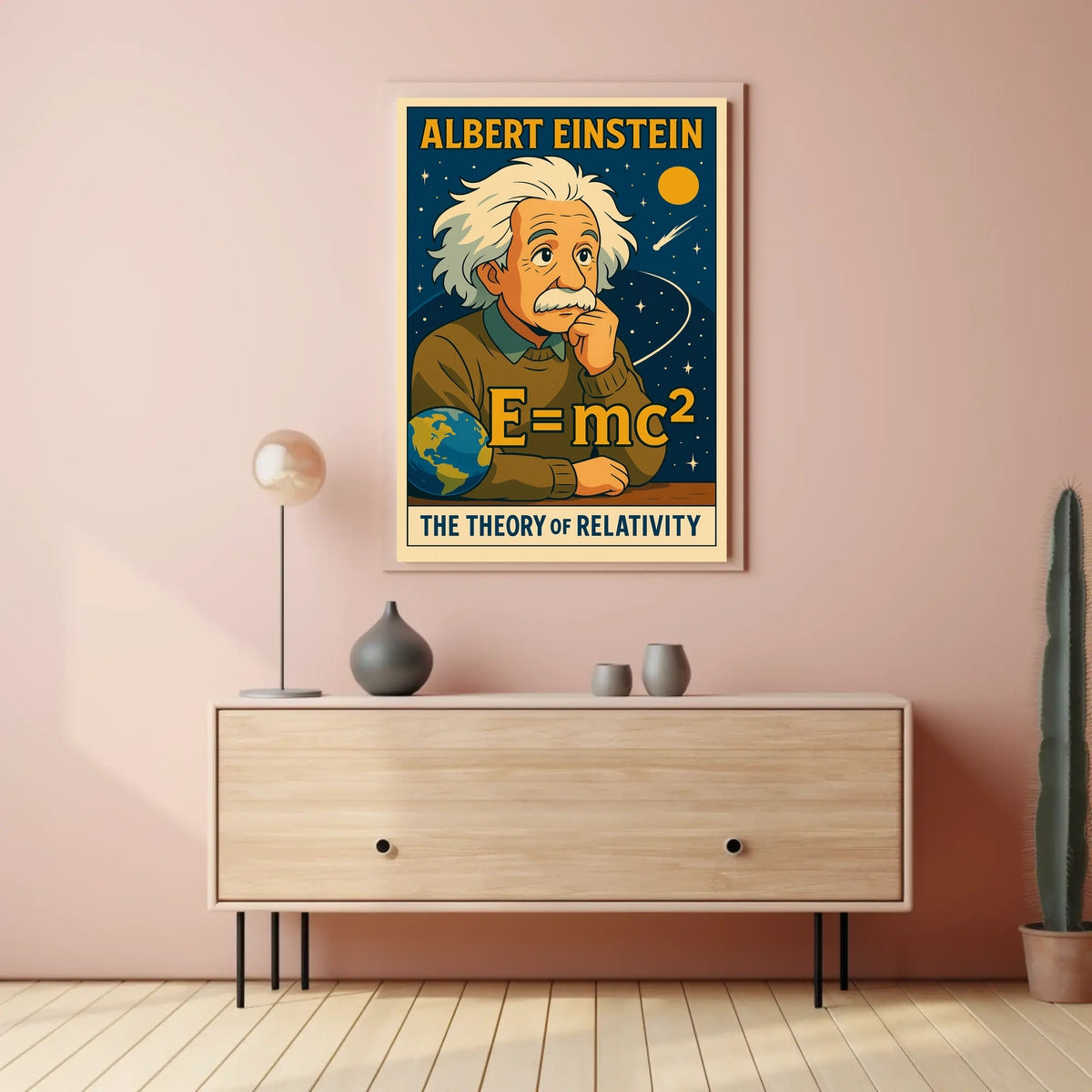 Albert Einstein The Theory Of Poster
