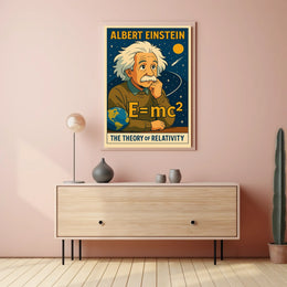 Albert Einstein The Theory Of Poster