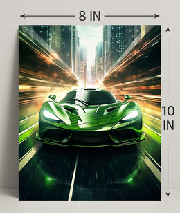 Speed In The City Poster