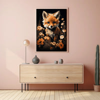 Enchanted Fox in Bloom