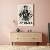 Jim Thorpe Athletic Legend Poster